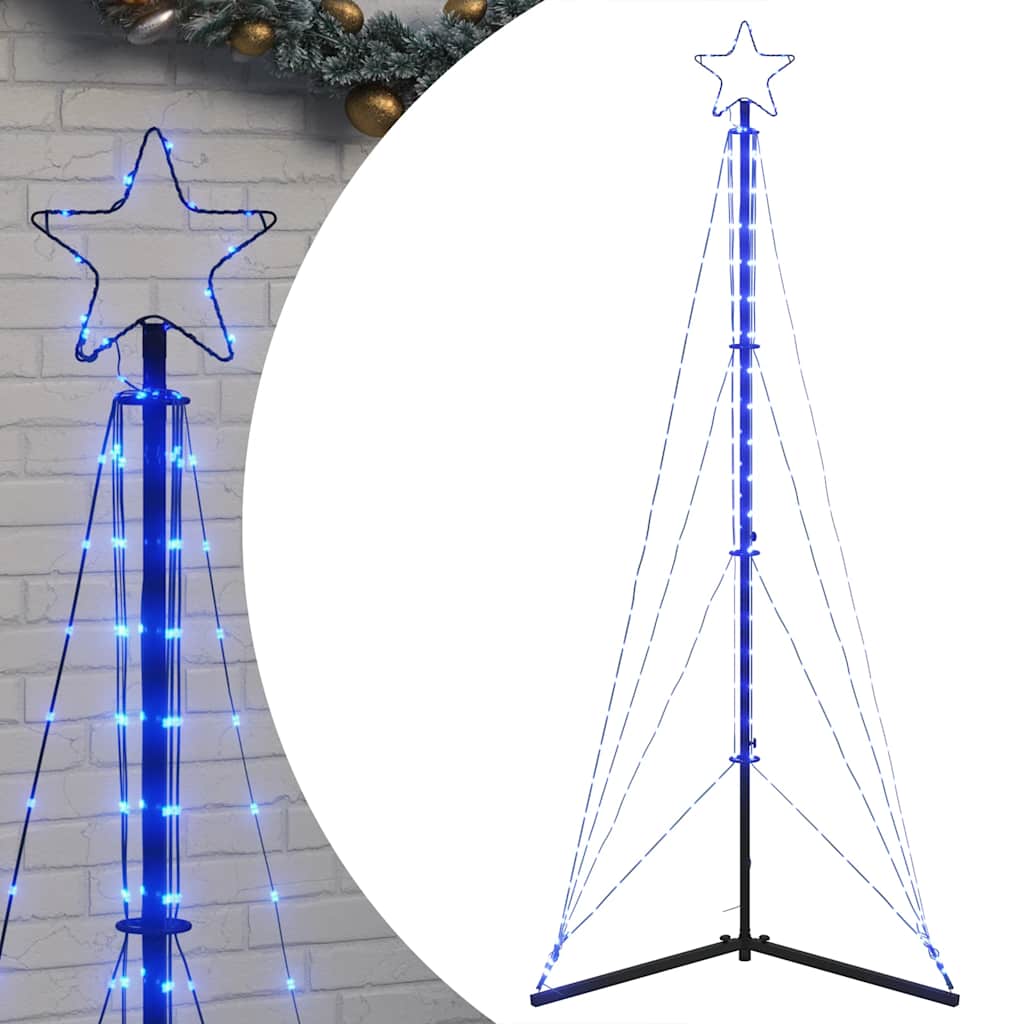 LED božićno drvce 363 LED diode plavo 182 cm