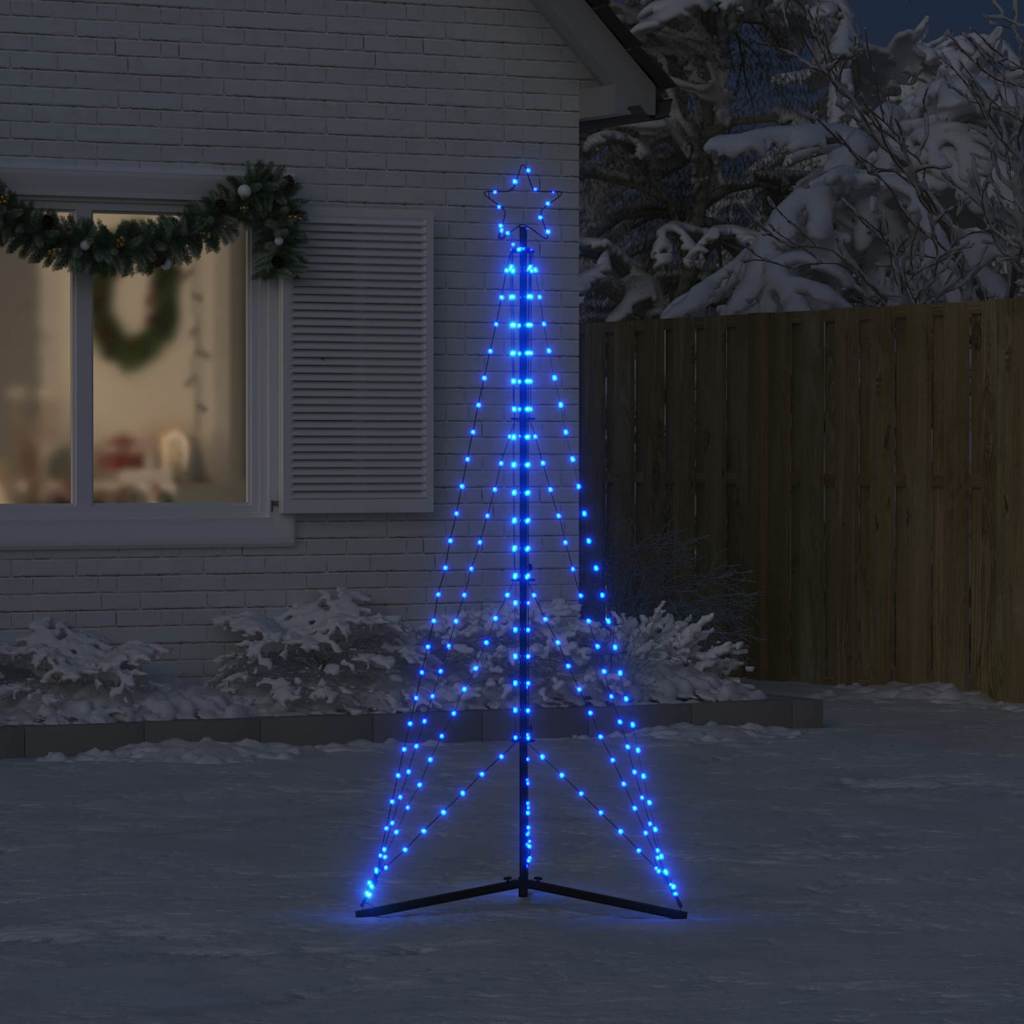 LED božićno drvce 363 LED diode plavo 182 cm
