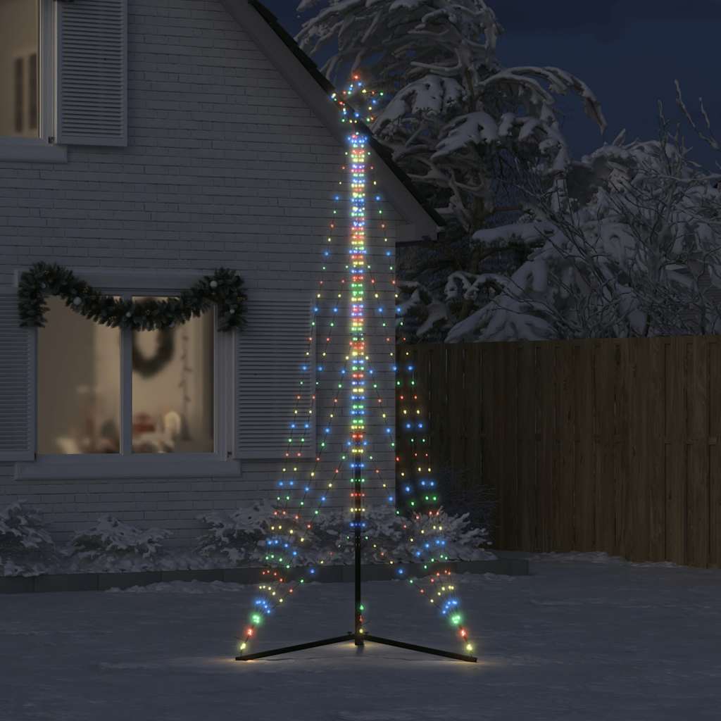 LED božićno drvce 525 LED šarenih 302 cm