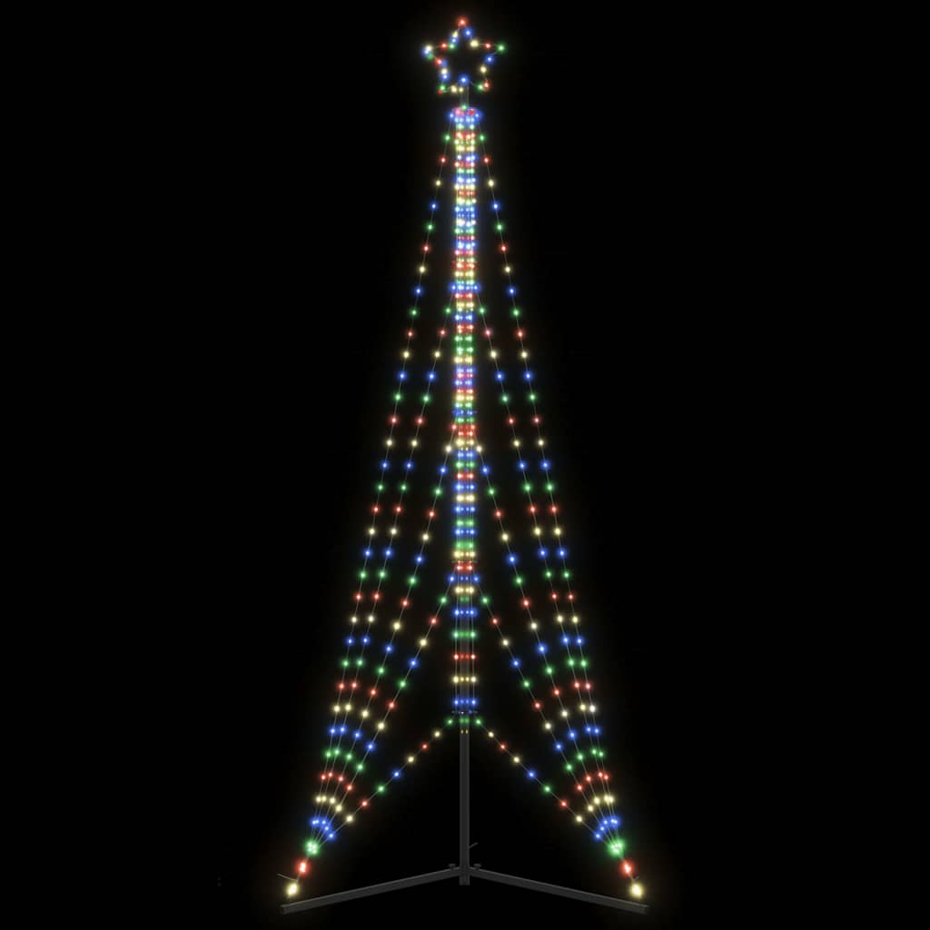 LED božićno drvce 525 LED šarenih 302 cm