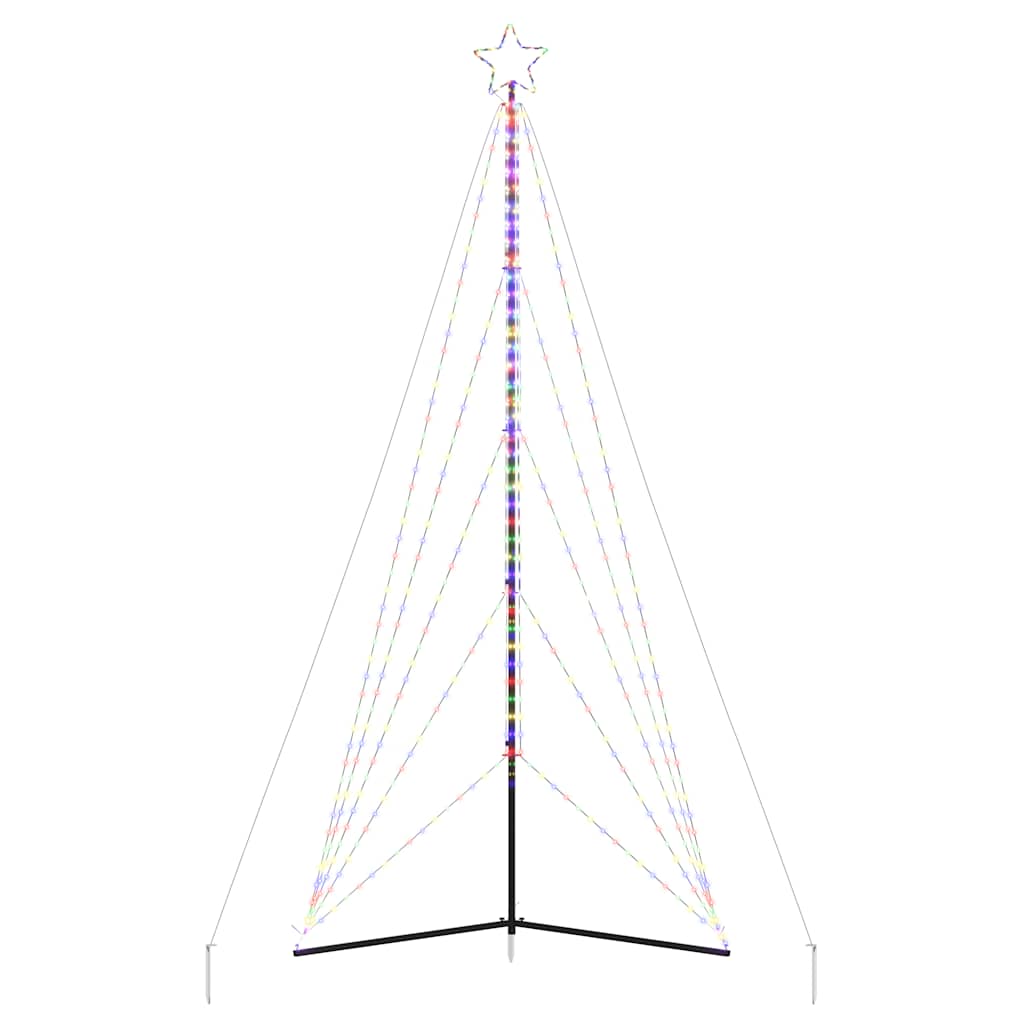 LED božićno drvce 615 LED šarenih 404,5 cm