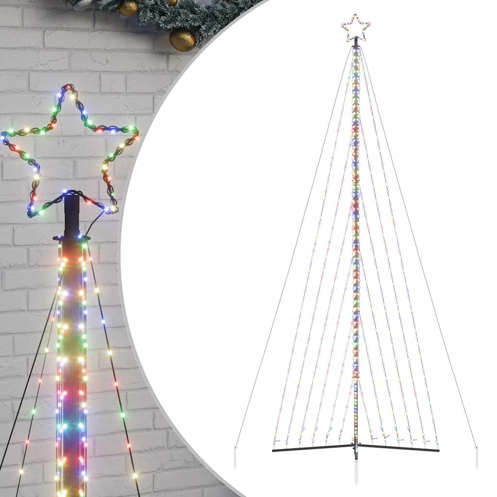 LED božićno drvce 789 LED šarenih 476 cm