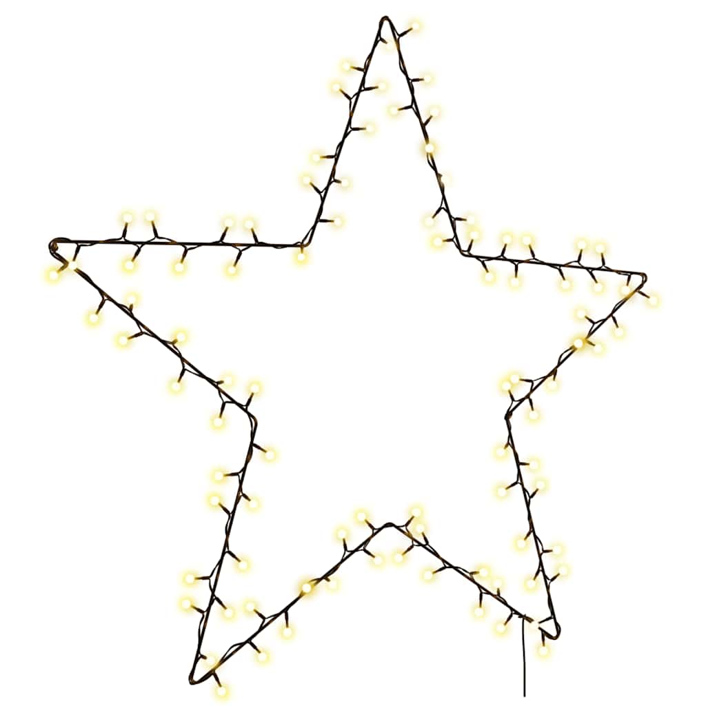 Božićna svjetla Silueta zvijezde 115 LED dioda toplo bijela