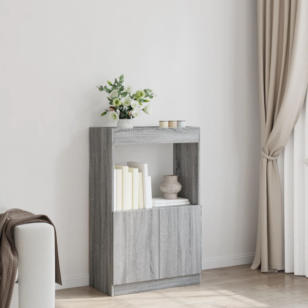 Visoka komoda boja hrasta 63x33x100 cm od konstruiranog drva