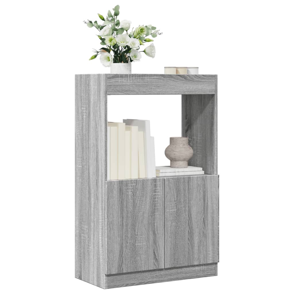 Visoka komoda boja hrasta 63x33x100 cm od konstruiranog drva