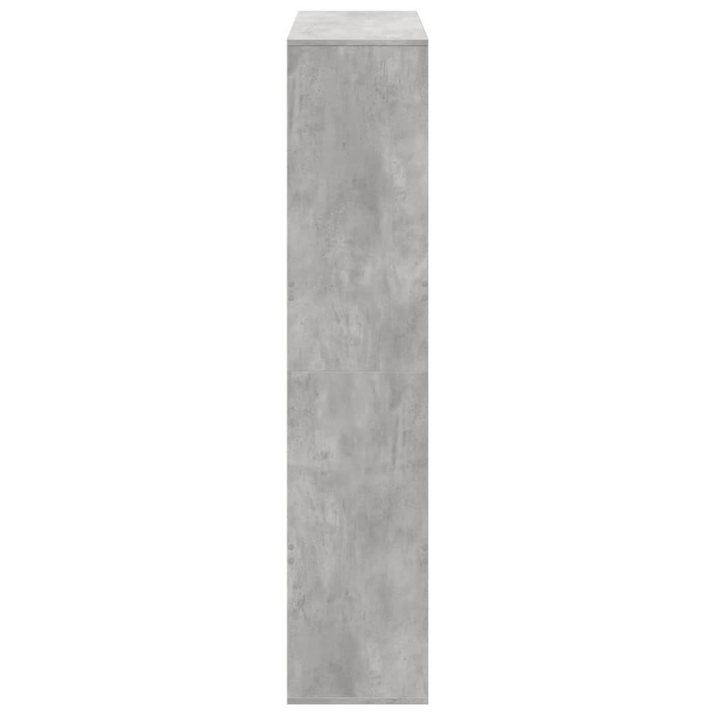 Regal za knjige boja betona 100x33x156,5 cm konstruirano drvo