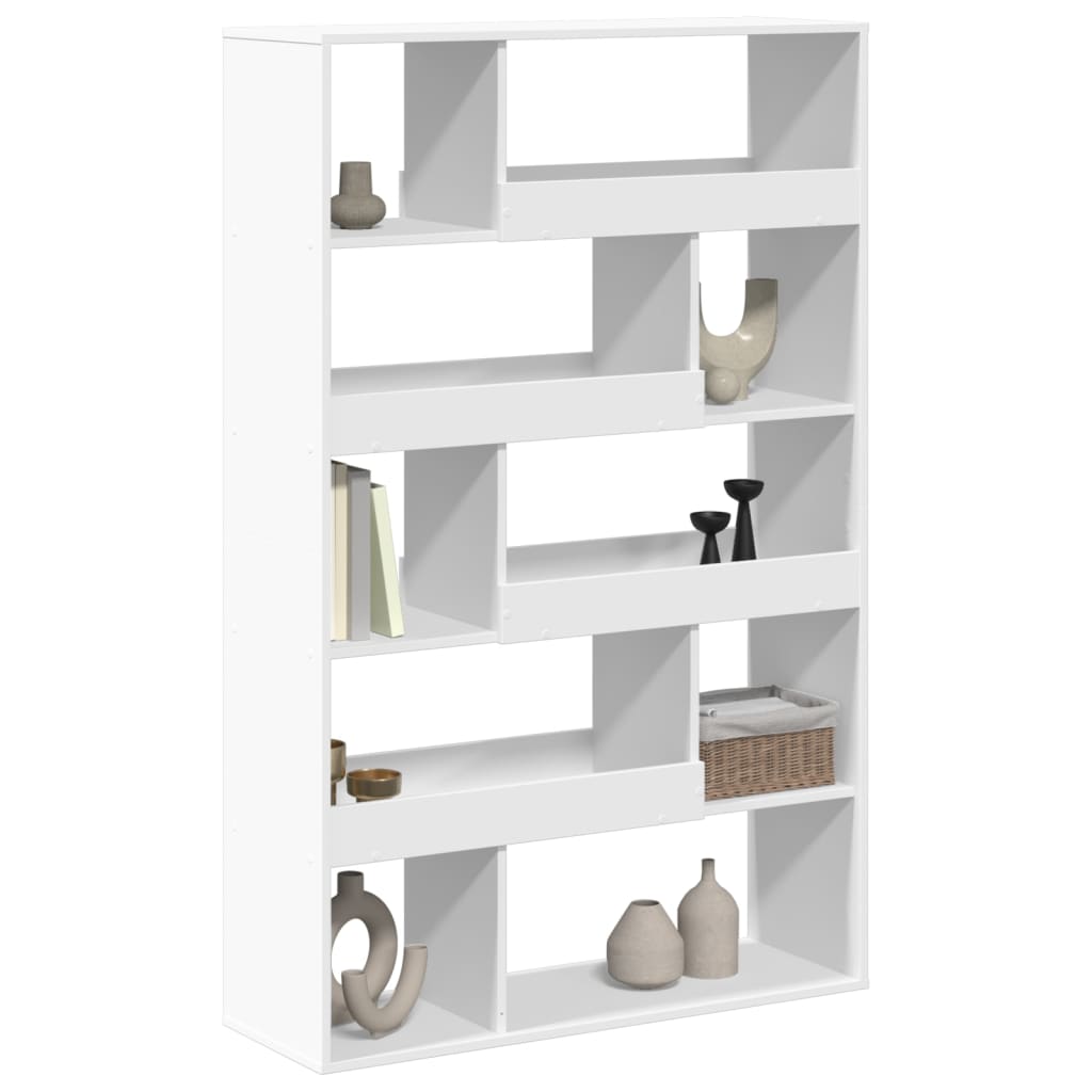 Sobna pregrada bijela 100x33x156,5 cm konstruirano drvo