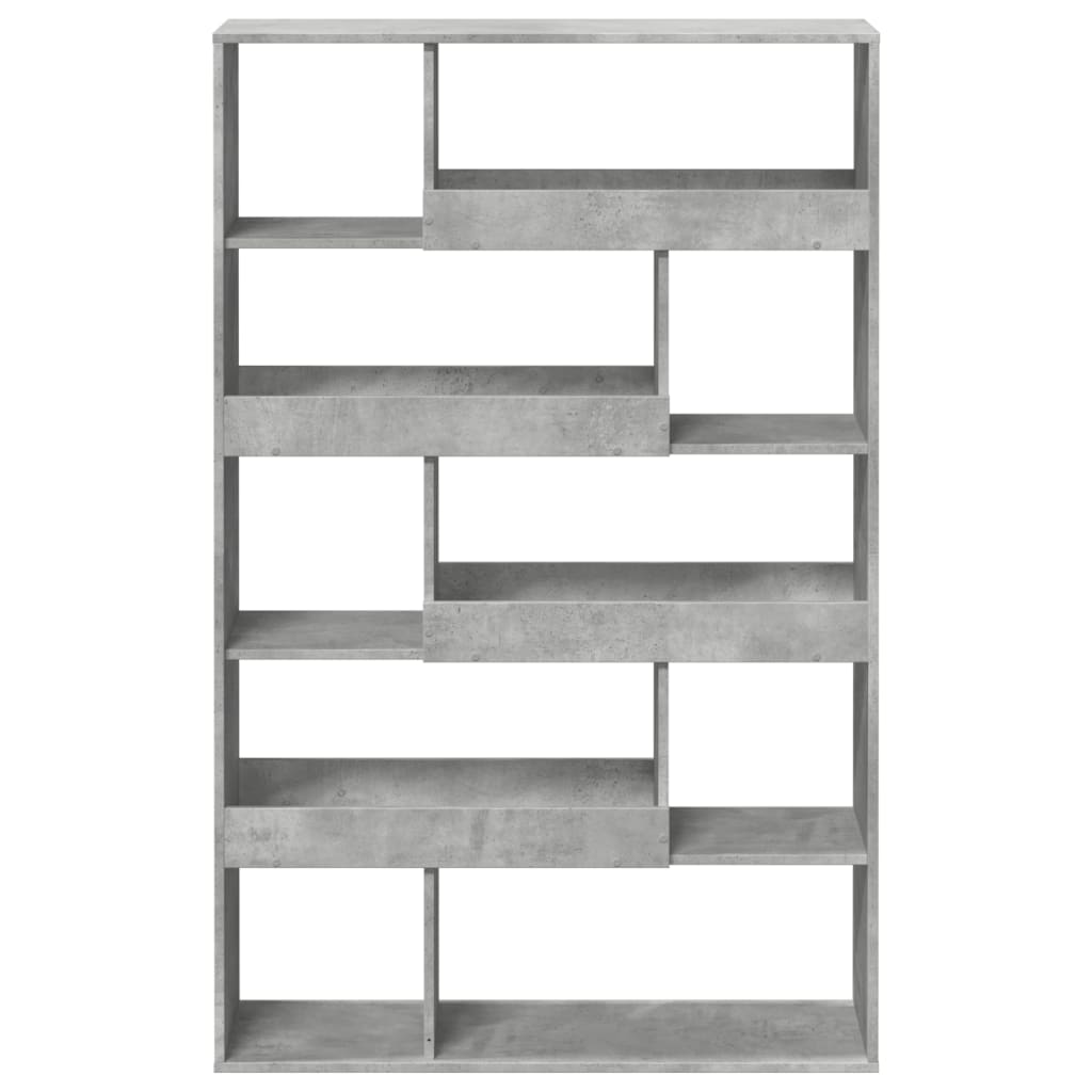 Sobna pregrada boja betona 100x33x156,5 cm konstruirano drvo