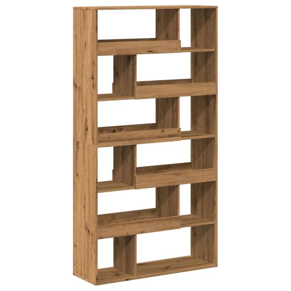 Sobna pregrada boja hrasta 100x33x187,5 cm konstruirano drvo