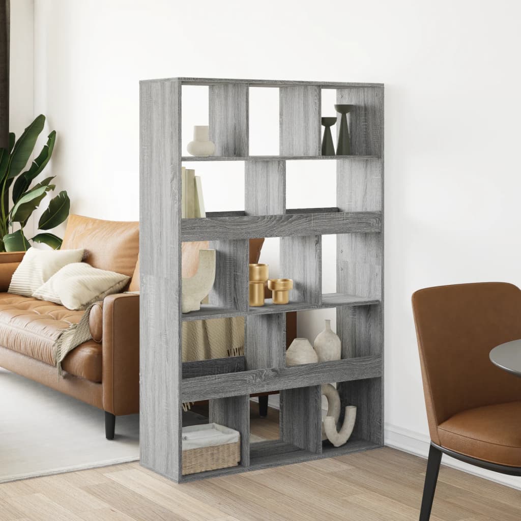 Sobna pregrada boja hrasta 100x33x156,5 cm konstruirano drvo