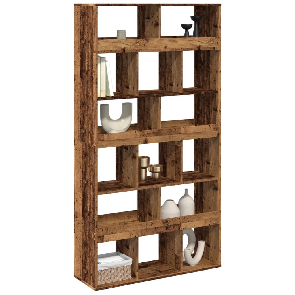 Sobna pregrada boja drva 100 x 33 x 187,5 cm konstruirano drvo