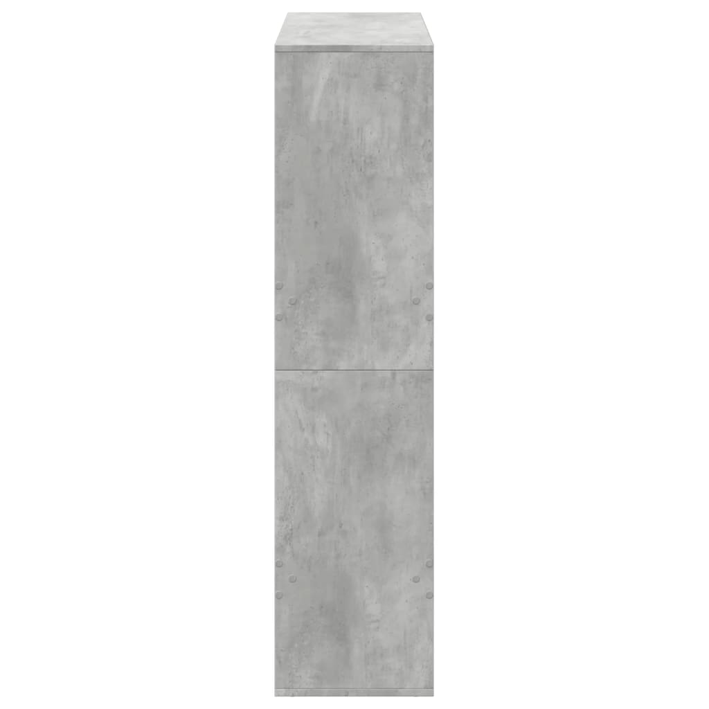 Sobna pregrada boja betona 100x33x135 cm konstruirano drvo