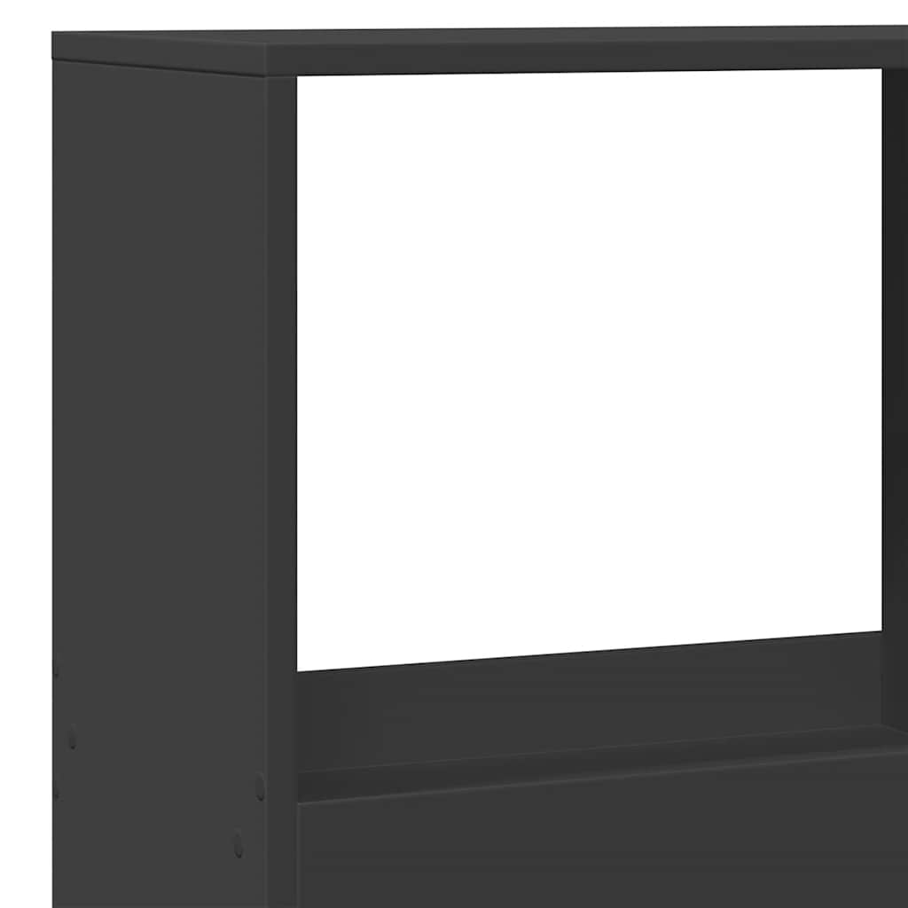 Sobna pregrada crna 100 x 33 x 175 cm od konstruiranog drva