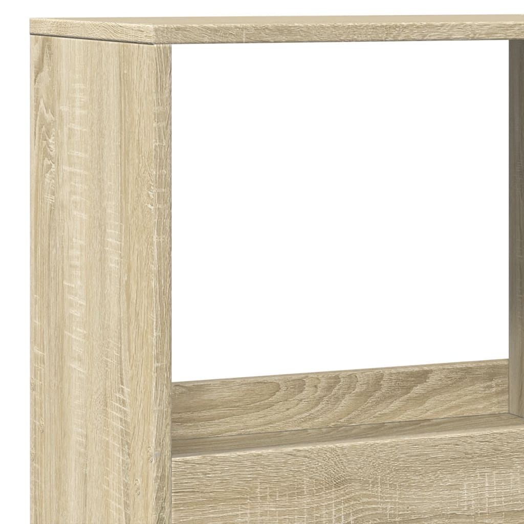 Sobna pregrada boja hrasta 100 x 33 x 175 cm konstruirano drvo