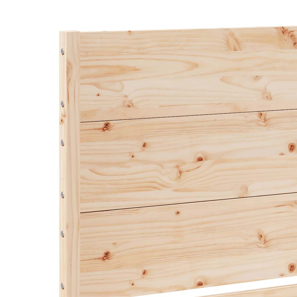 Dugi okvir kreveta bez madraca 200 x 210 cm masivno drvo