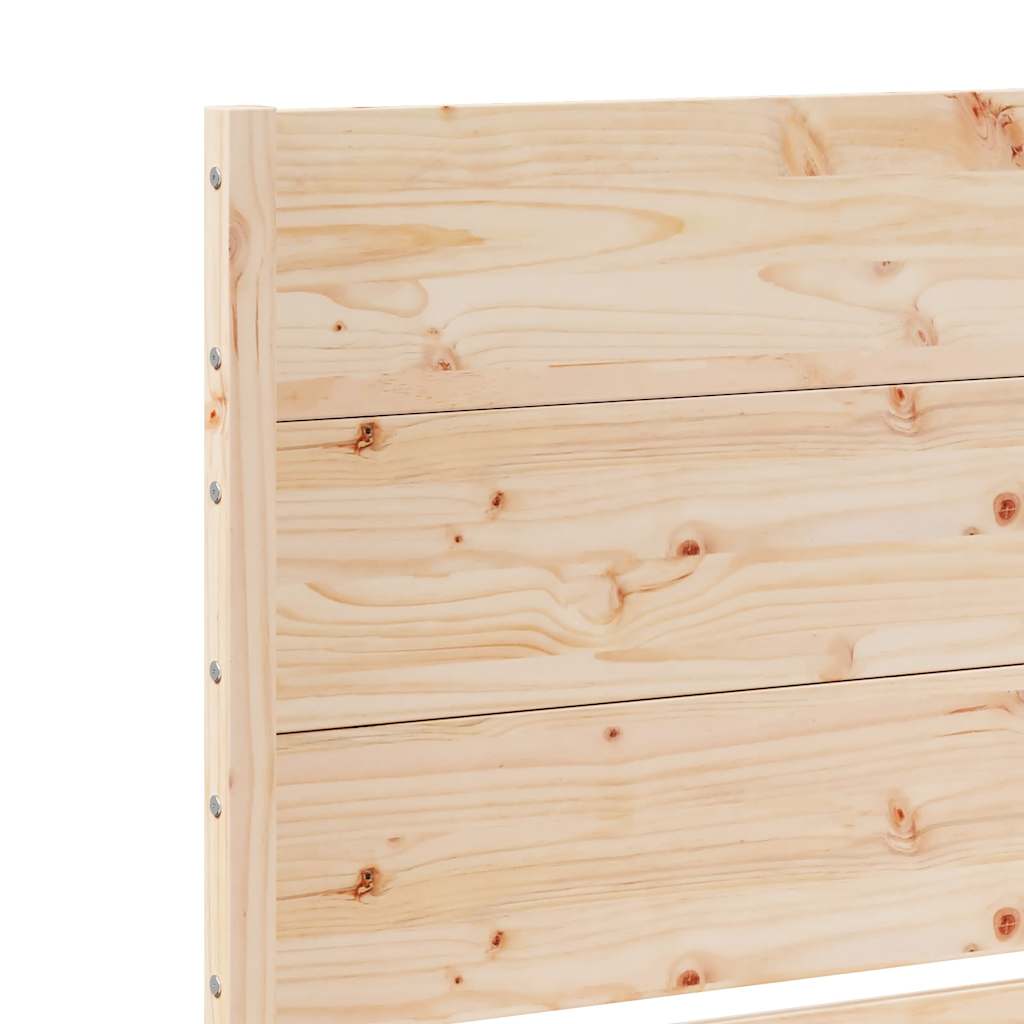 Dugi okvir kreveta bez madraca 90 x 220 cm masivno drvo