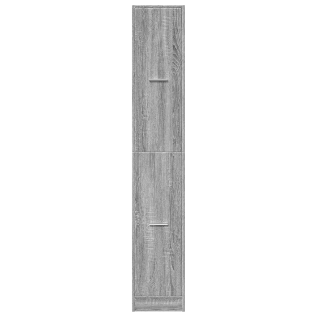 Ormarić za lijekove boja hrasta 30x41x174,5cm konstruirano drvo