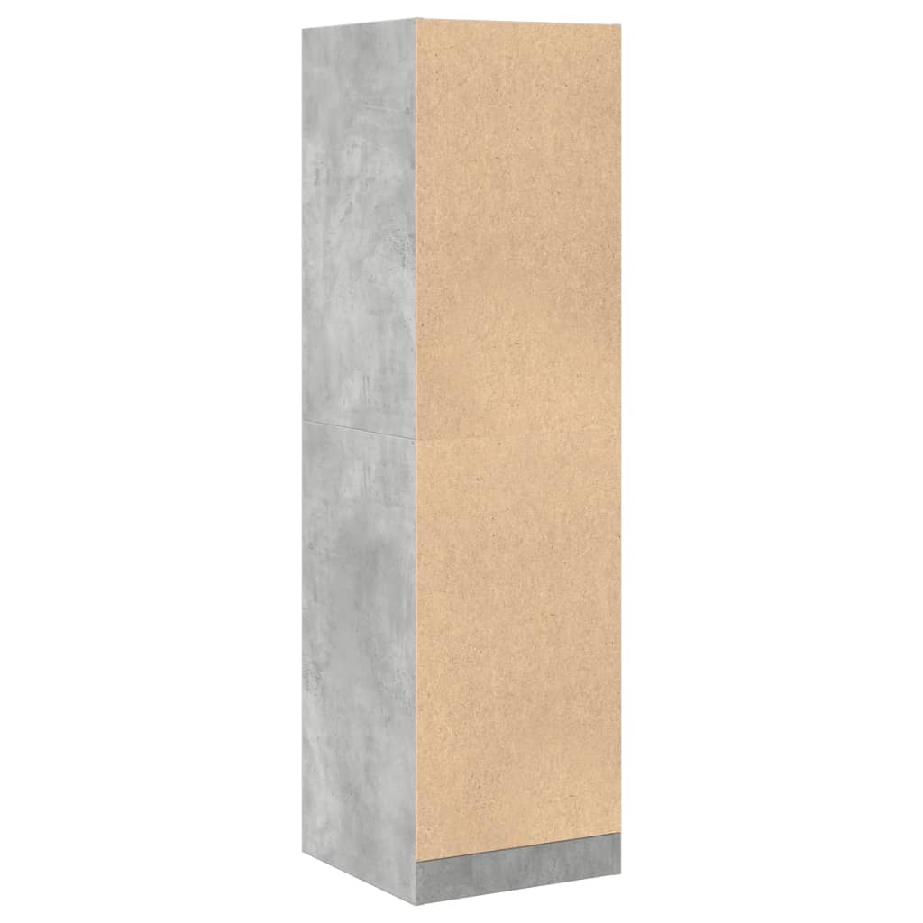 Ormarić za lijekove boja betona 40x41x144,5cm konstruirano drvo