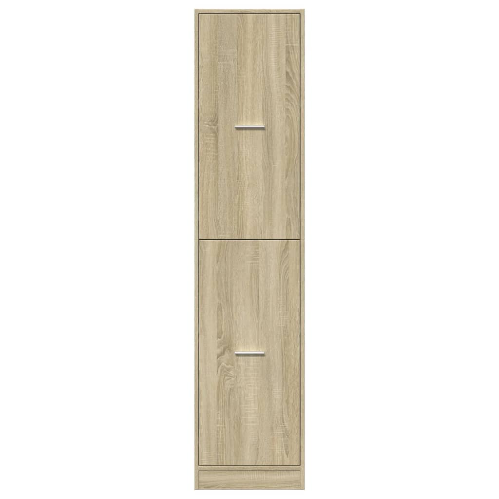 Ormarić za lijekove boja hrasta sonome 40x41x174,5 cm drveni