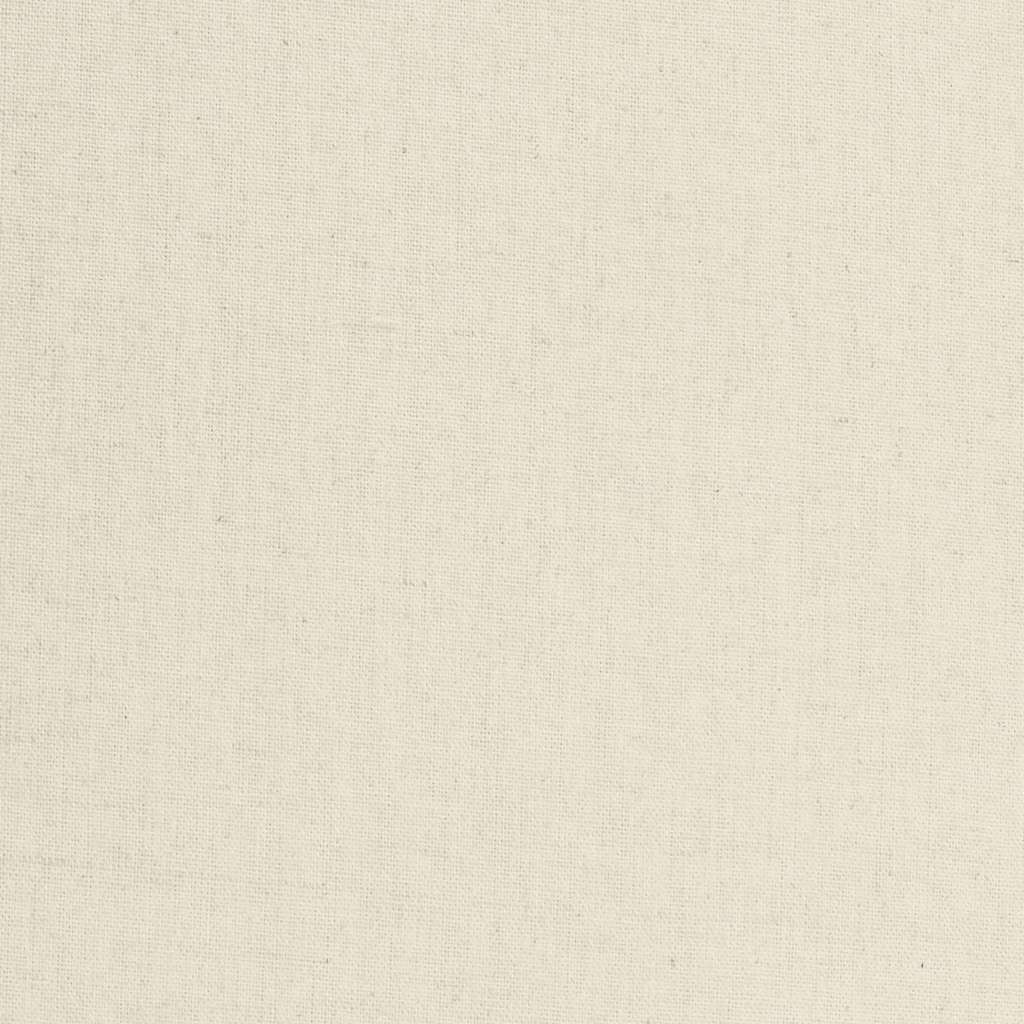 Stolica za ljuljanje 74x90x102 cm od tkanine bijela