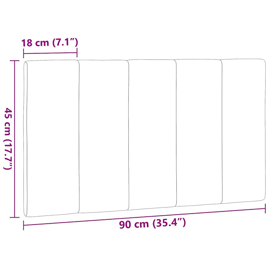 Jastuk za uzglavlje Hanko svjetlosivi 90 cm od tkanine