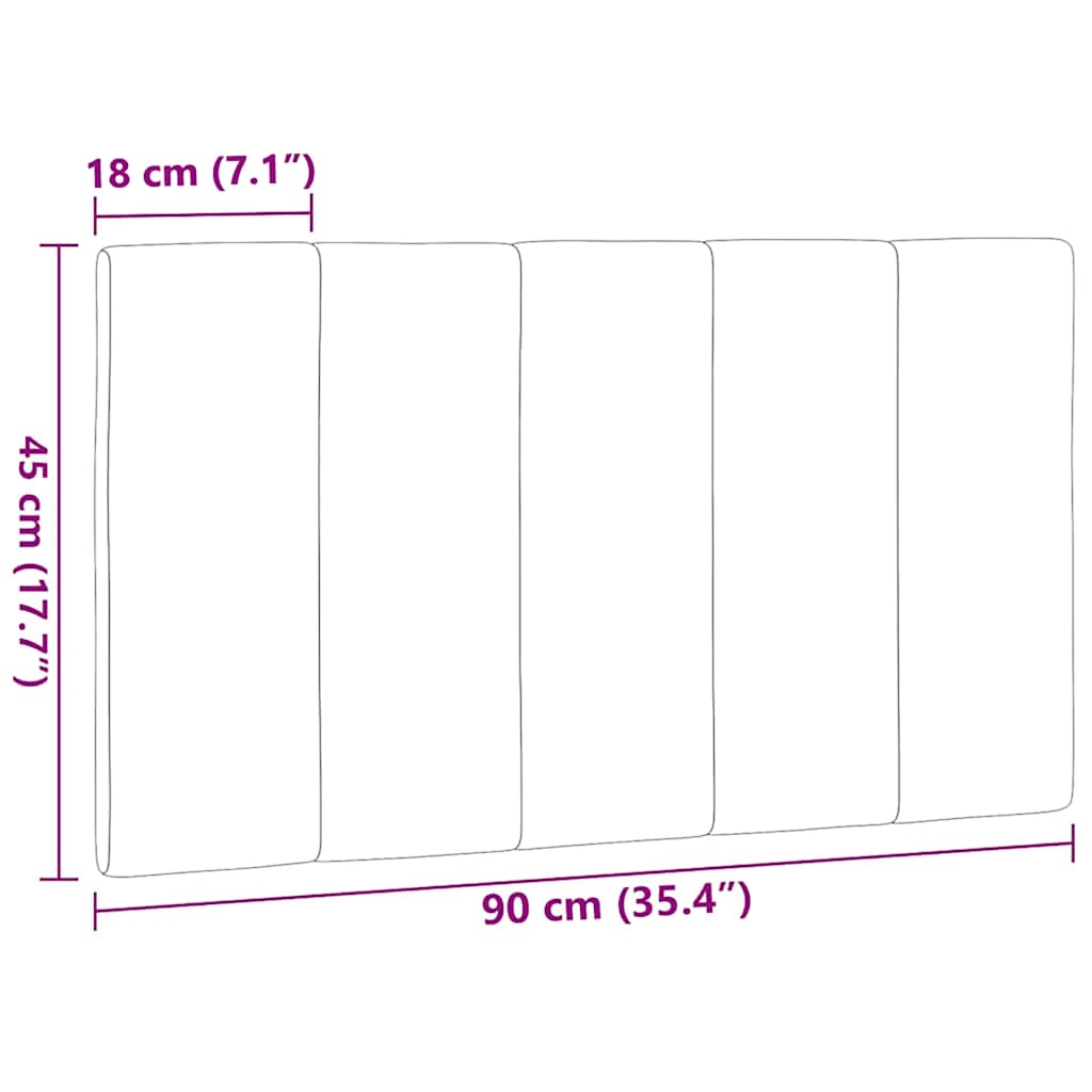 Jastuk za uzglavlje Hanko plavi 90 cm od tkanine