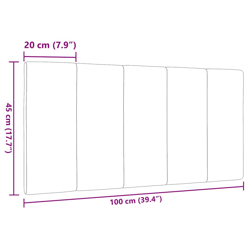 Jastuk za uzglavlje Hanko svjetlosivi 100 cm od tkanine