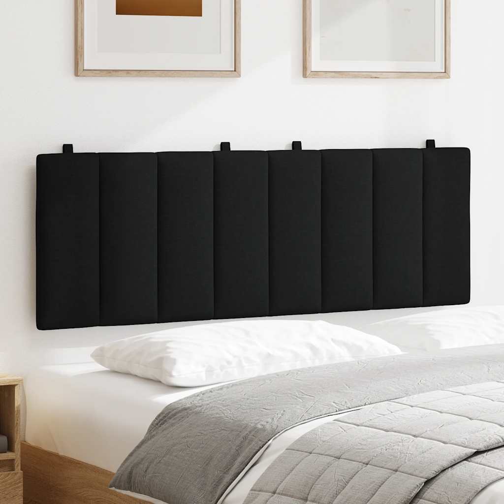 Jastuk za uzglavlje Hanko crni 120 cm od tkanine