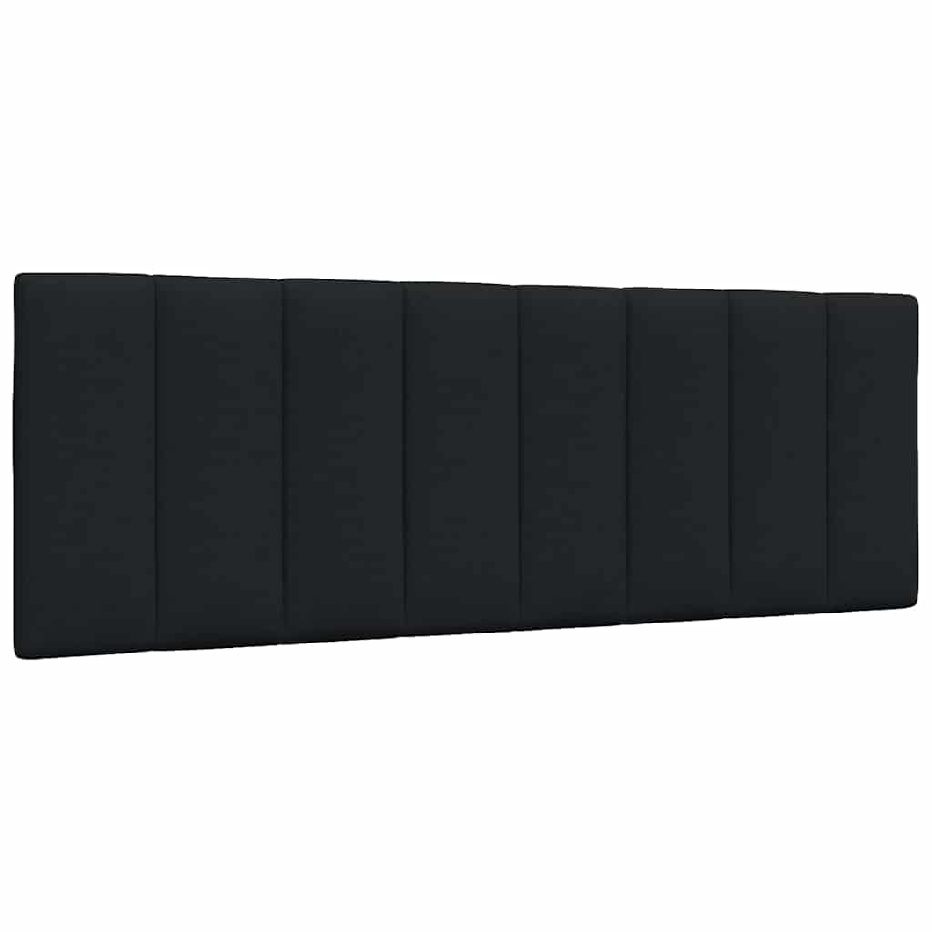 Jastuk za uzglavlje Hanko crni 140 cm od tkanine
