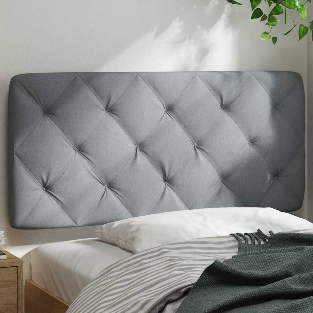 Jastuk za uzglavlje svjetlosivi 100 cm od tkanine