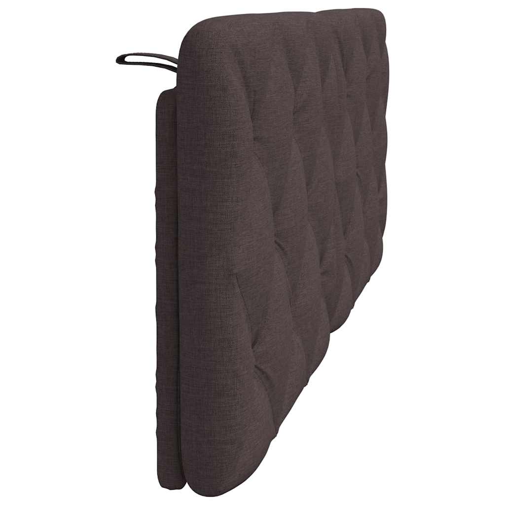 Jastuk za uzglavlje tamnosmeđi 120 cm od tkanine