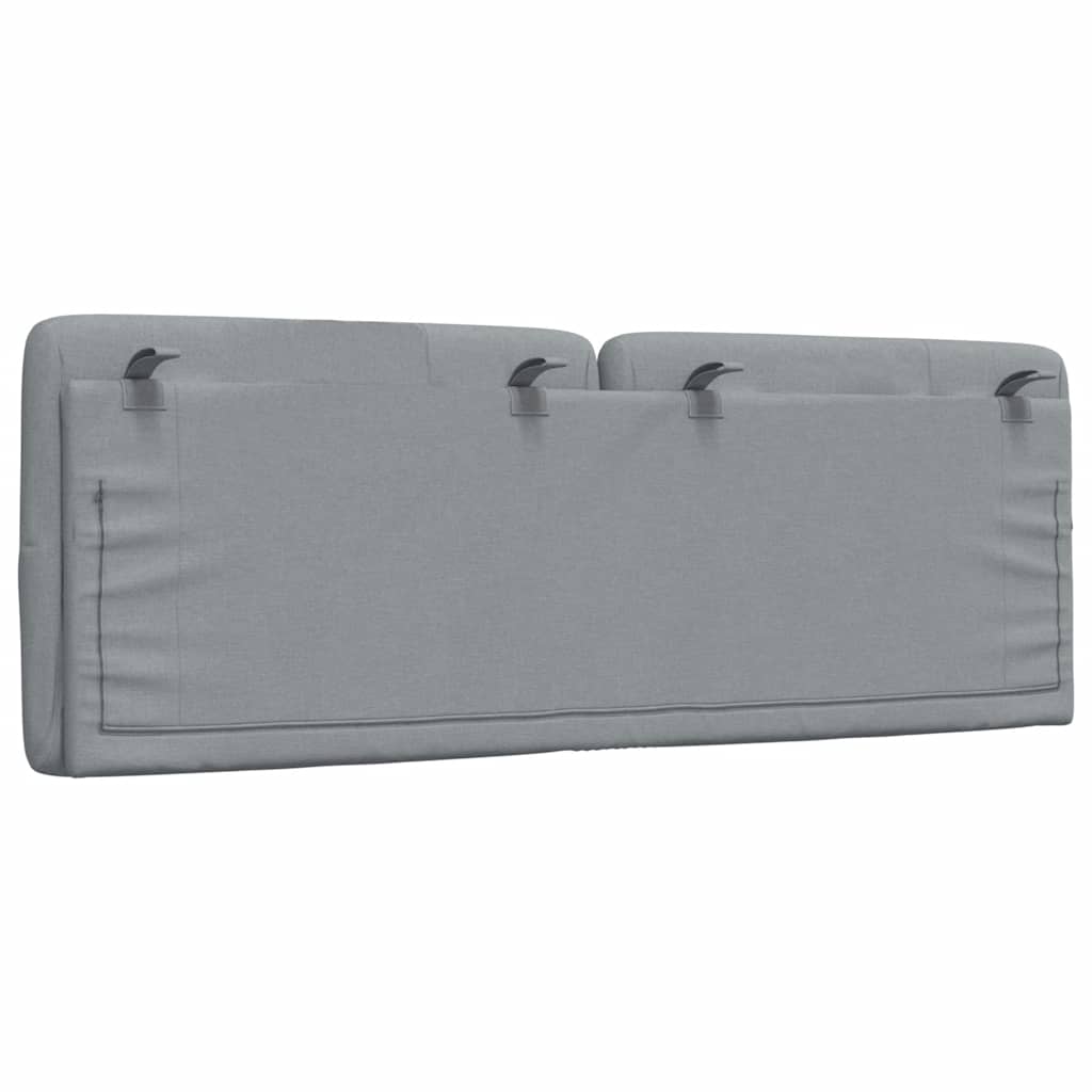 Jastuk za uzglavlje svjetlosivi 140 cm od tkanine