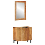 Set ormarića za kupaonicu 2 kom. Prirodna 62 x 33 x 58 cm