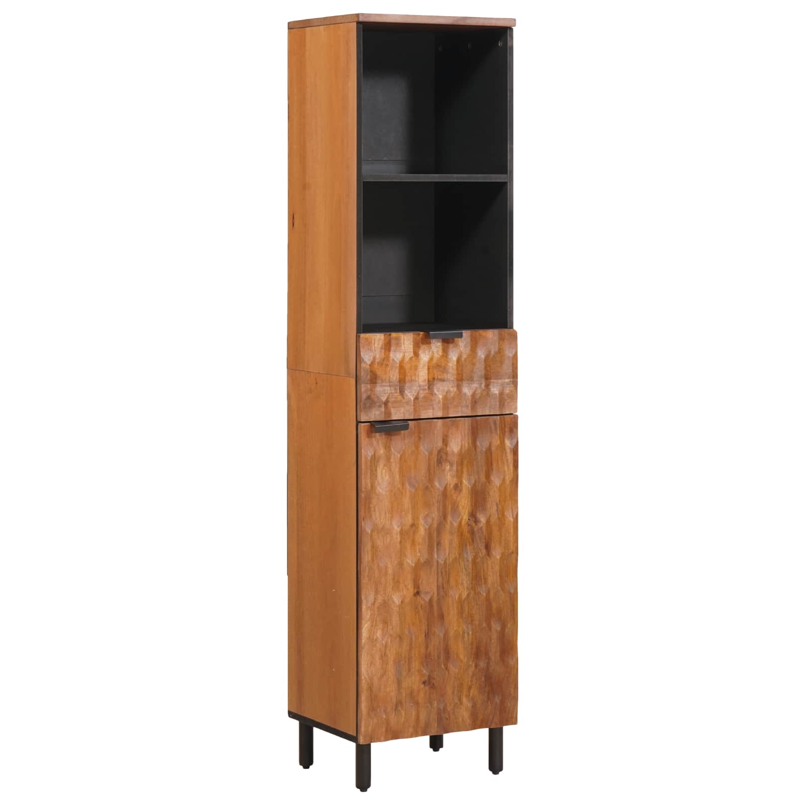 Setovi za kupaonicu 4 pcs Acacia smeđi finiš Čvrsto drvo manga