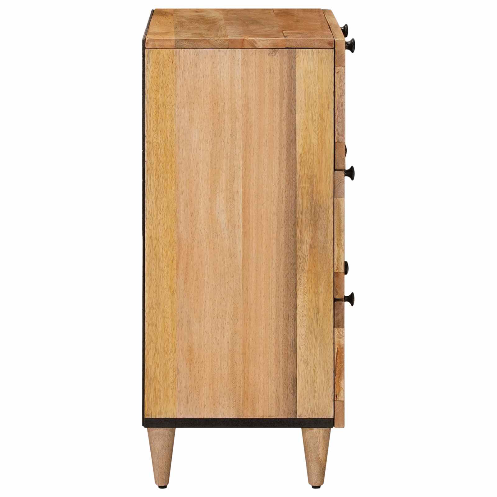 Kreveta 2 pcs Prirodna 60 x 33 x 75 cm Čvrsto drvo manga