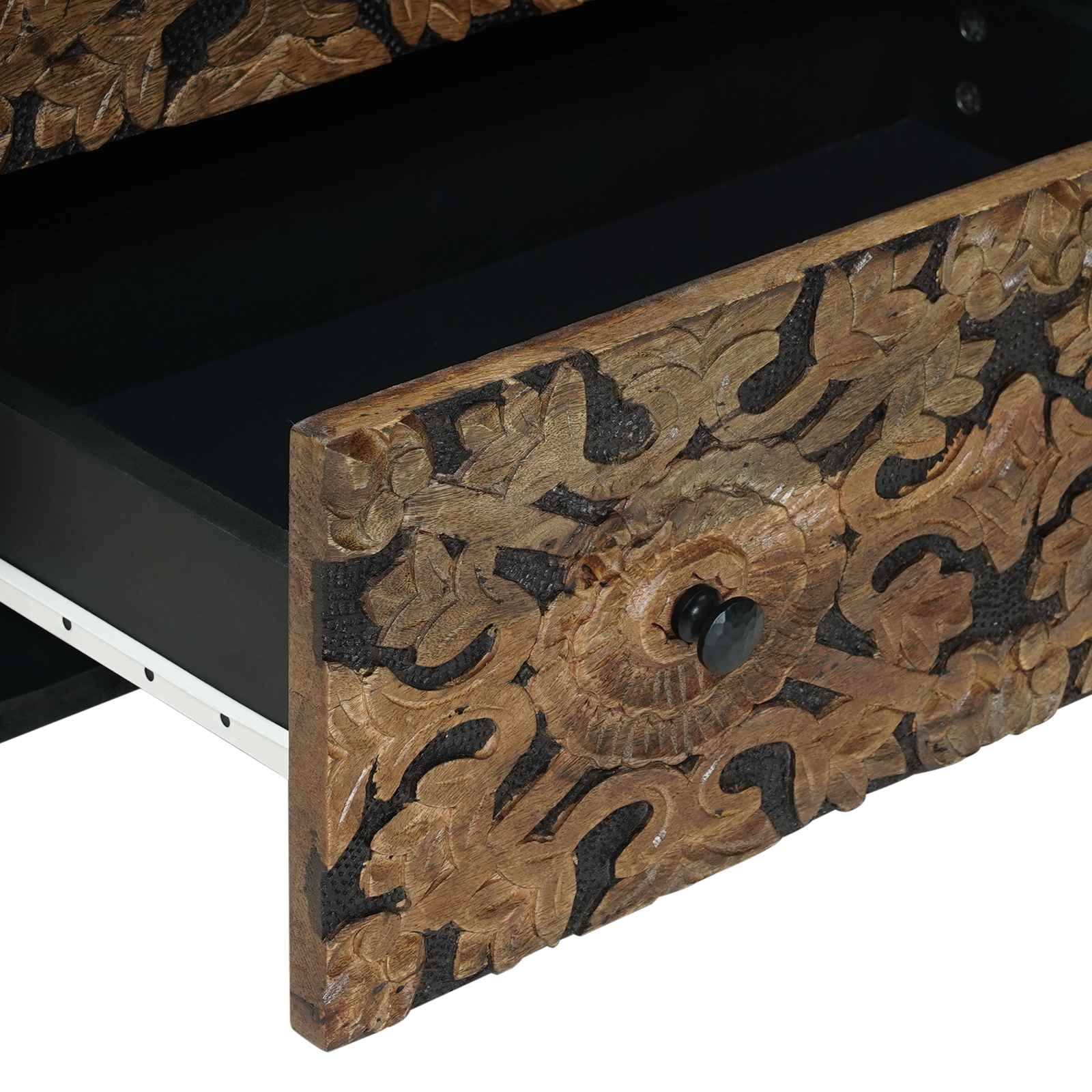 Kreveta 2 pcs Smeđa 60 x 33,5 x 75 cm Čvrsto drvo manga
