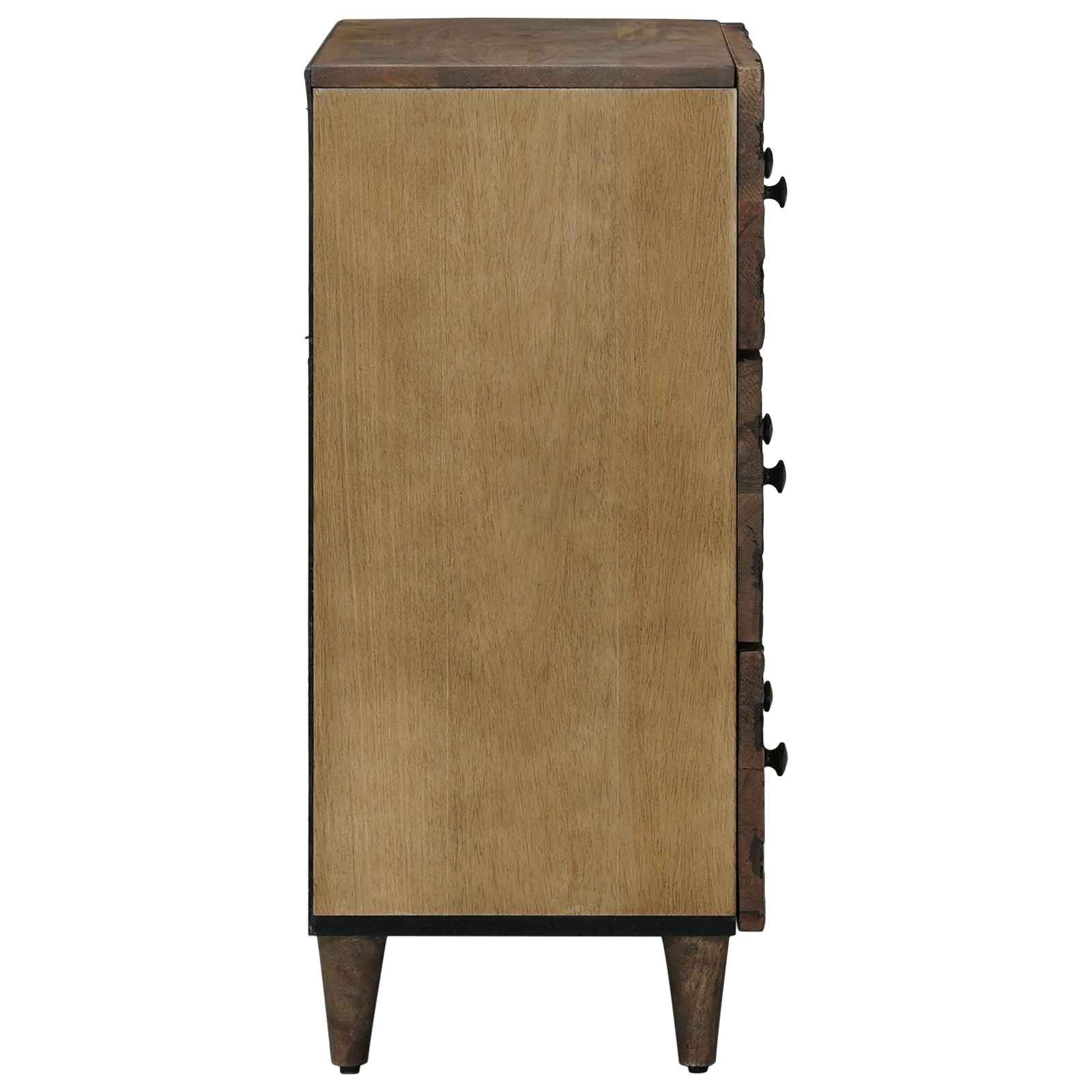 Kreveta 2 pcs Smeđa 60 x 33,5 x 75 cm Čvrsto drvo manga
