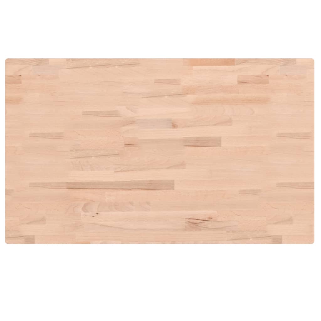 Radni stol 100 x 60 x 83 cm od masivne bukovine pravokutni