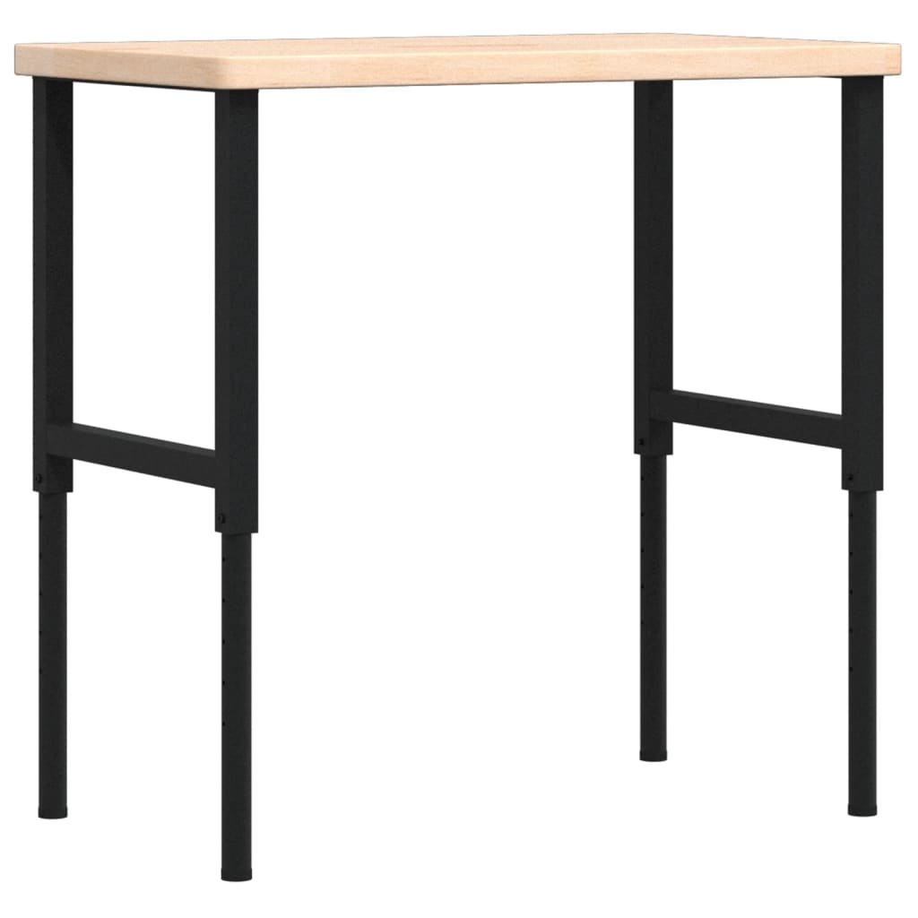 Radni stol 100x60x(73-99,5) cm od masivne hrastovine pravokutni