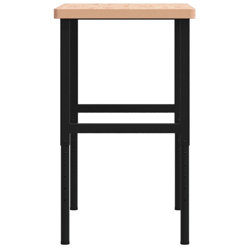 Radni stol 100x60x(73-99,5) cm od masivne bukovine pravokutni