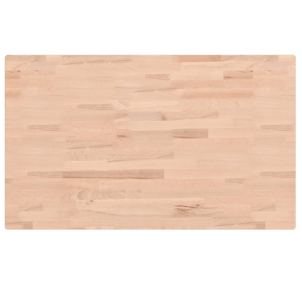 Radni stol 100x60x(73-99,5) cm od masivne bukovine pravokutni