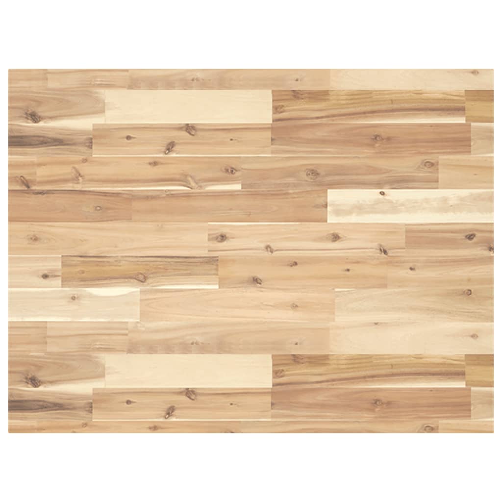 Radni stol 80x60x(73-99,5) cm masivno drvo bagrema pravokutni