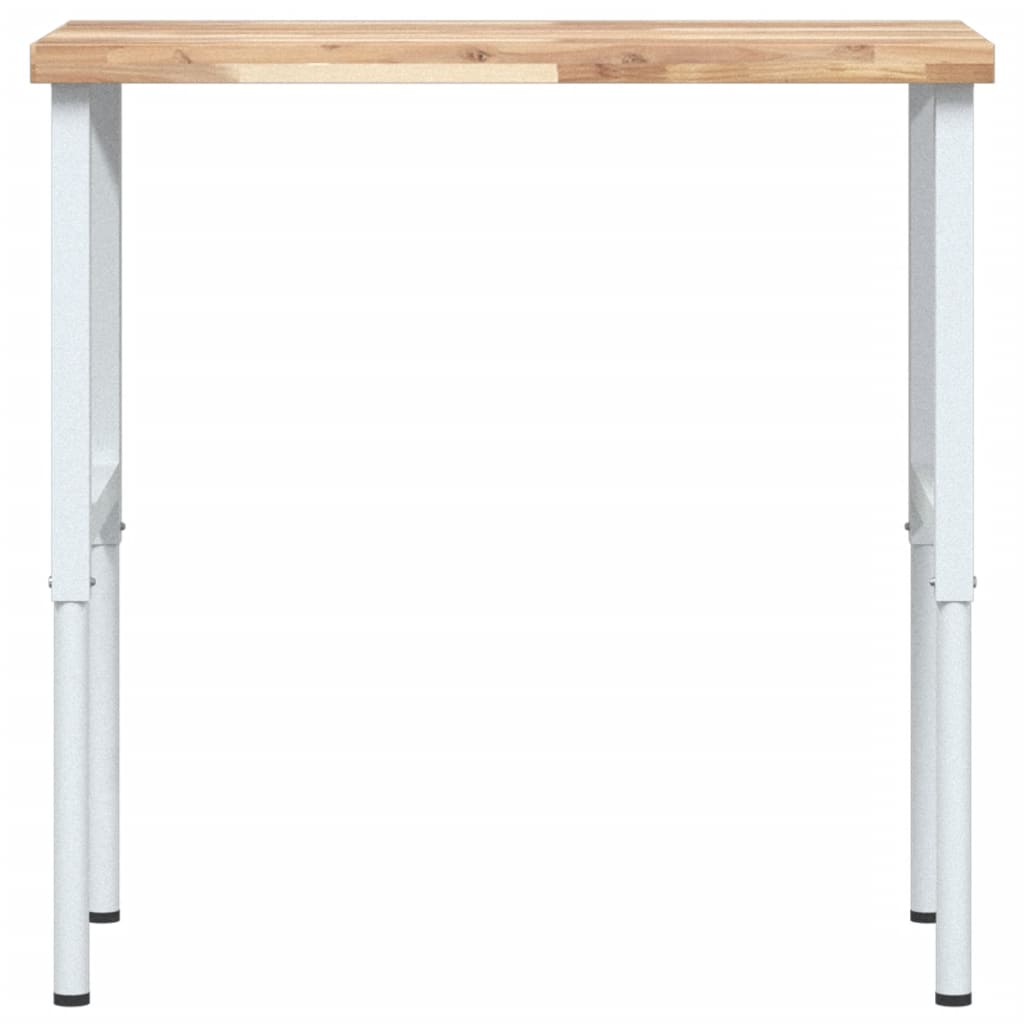 Radni stol 100x60x(73-99,5) cm masivno drvo bagrema pravokutni