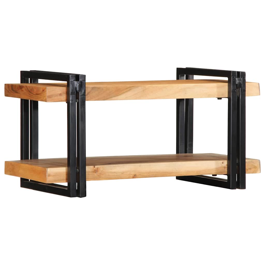 Zidna polica 70x33x35 cm puno drvo bagrem