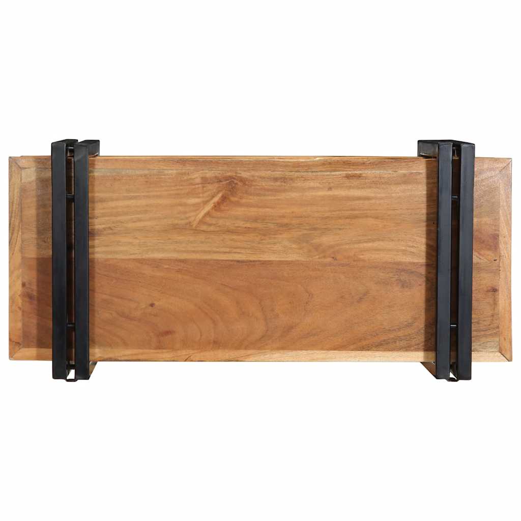Zidna polica 70x33x35 cm puno drvo bagrem