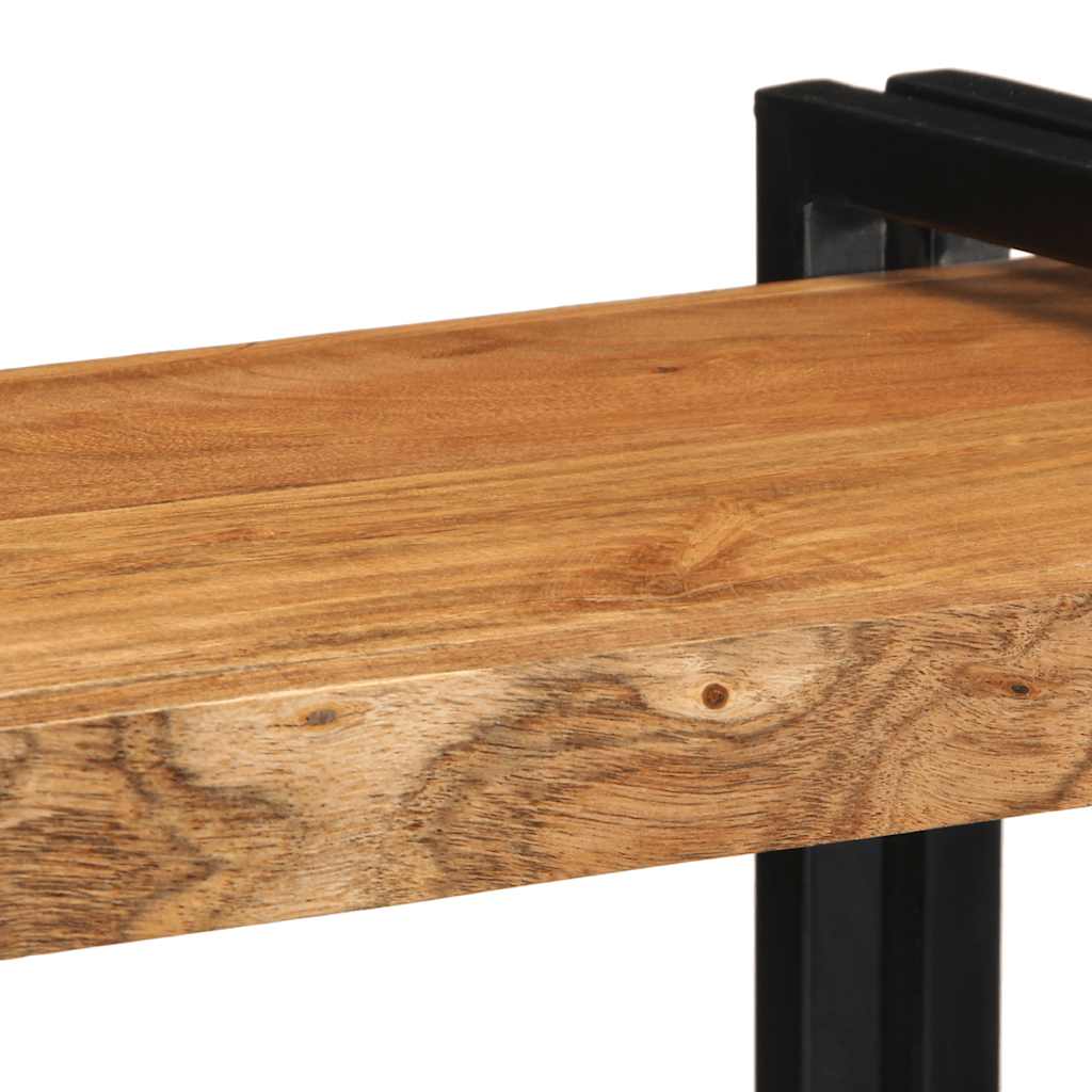 Zidna polica 70x33x35 cm puno drvo bagrem