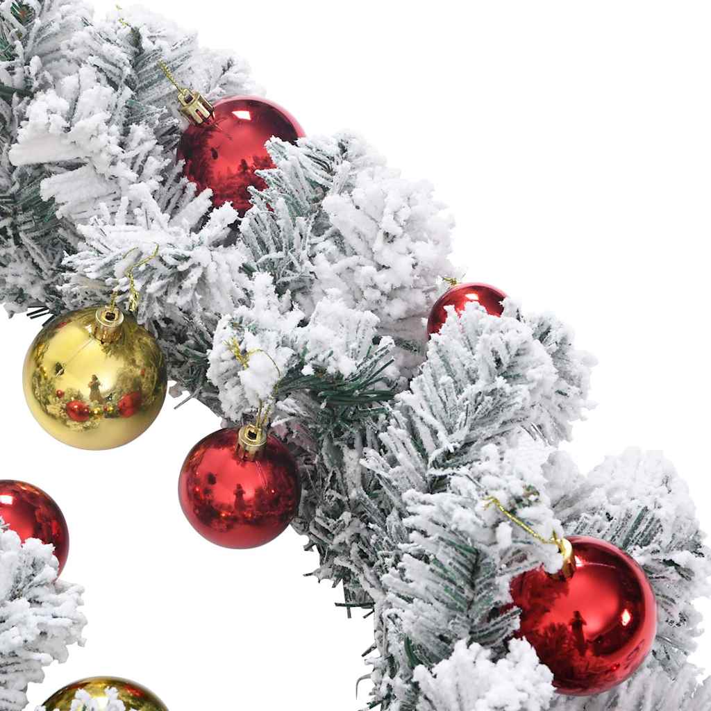 Božićna girlanda s LED svjetlima zelena 10 m PVC