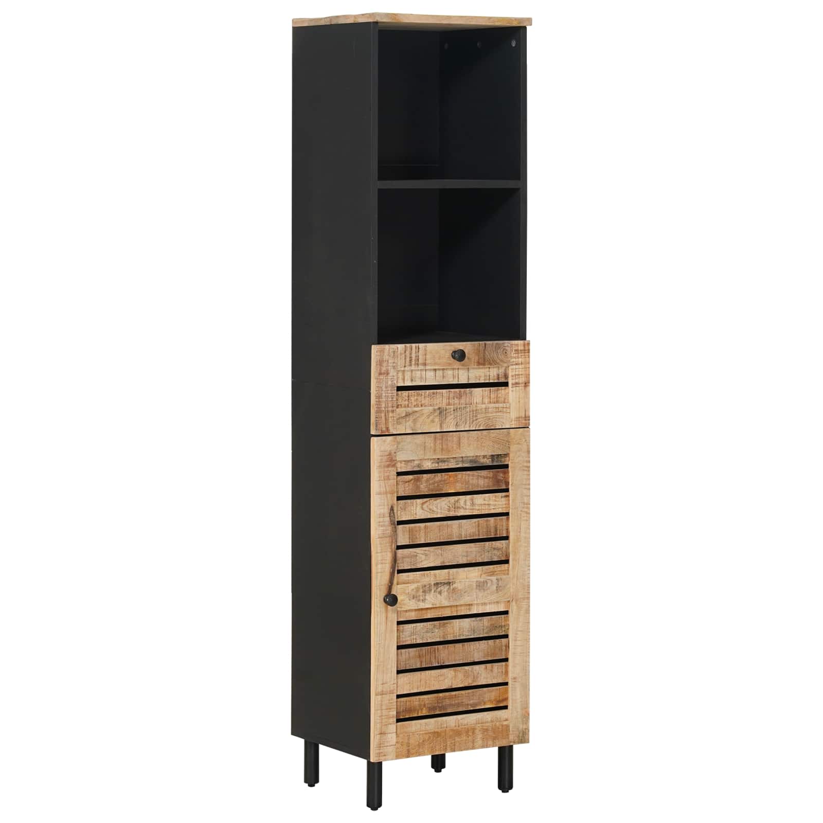 Set ormarića za kupaonicu 3 kom. Prirodna 38 x 33 x 160 cm