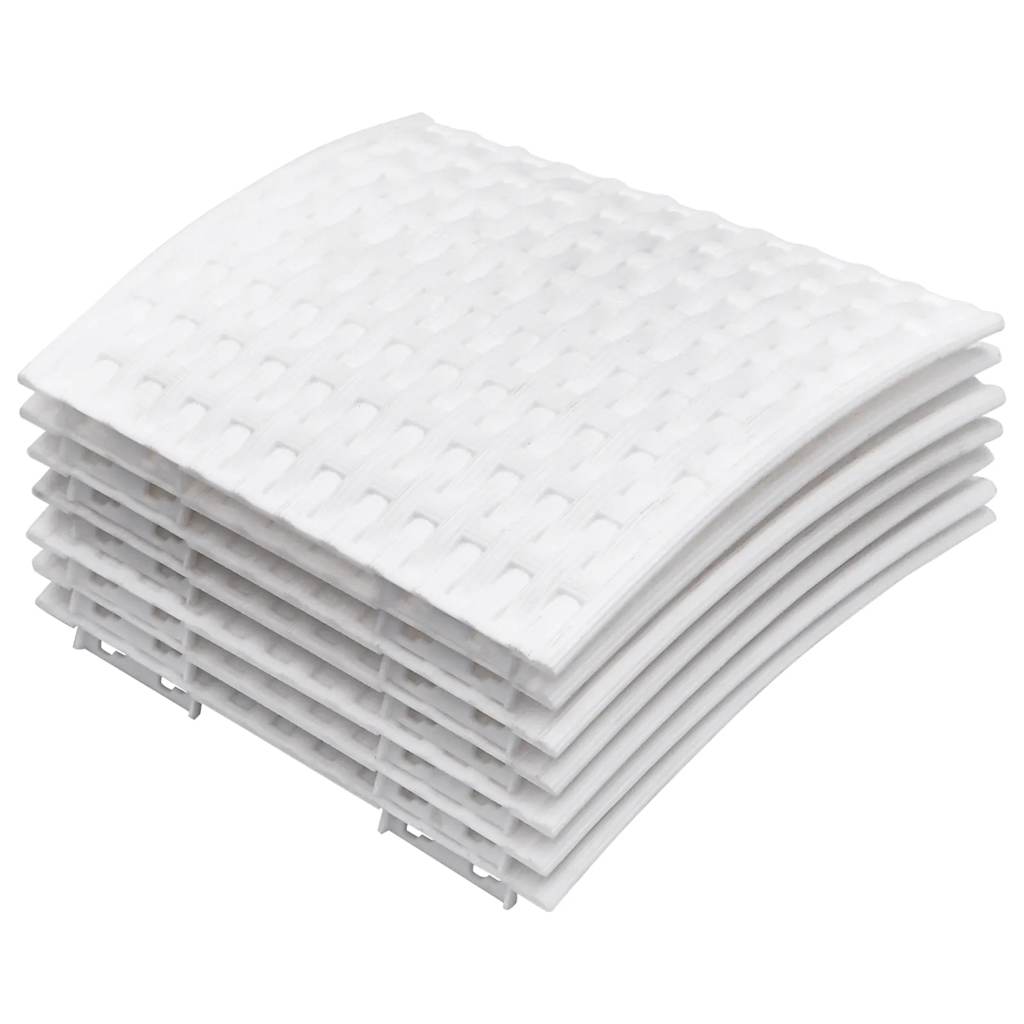 Suknja za božićno drvce bijela Ø56x23 cm plastika