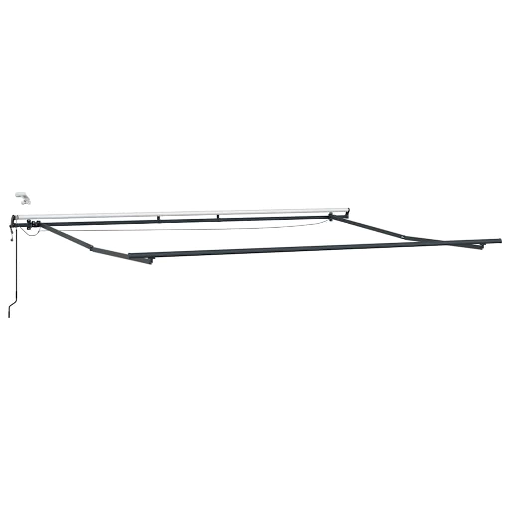 Tenda na automatsko uvlačenje s LED svjetlima bordo 500x300 cm